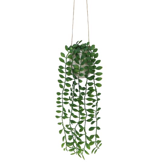 27" Hanging String of Nickels in White Ceramic Pot by Ashland®